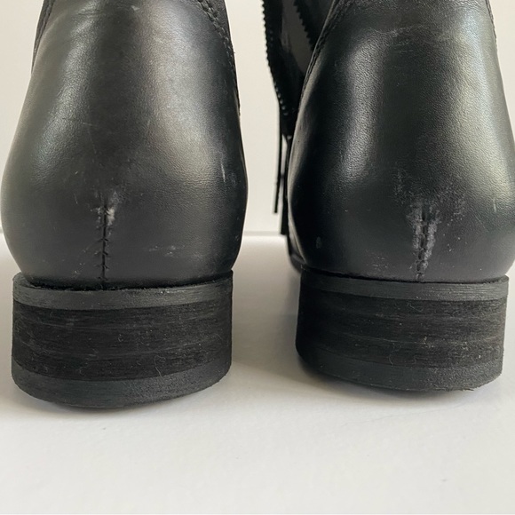 Diesel Black & gray Ombré Distressed size 6.5 EU 37 boots In amazing condition - Picture 2 of 8